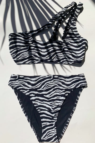 Brody Bikini Top - Zebra