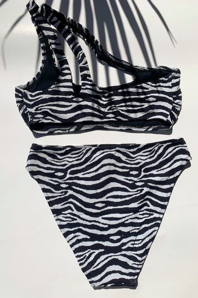 Brody Bikini Top - Zebra