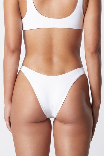 IT'S NOW COOL 90's Cheeky Swim Bikini Bottom White