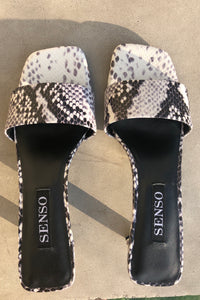 Maisy II  Slip on Sandal - Ice Snake Print